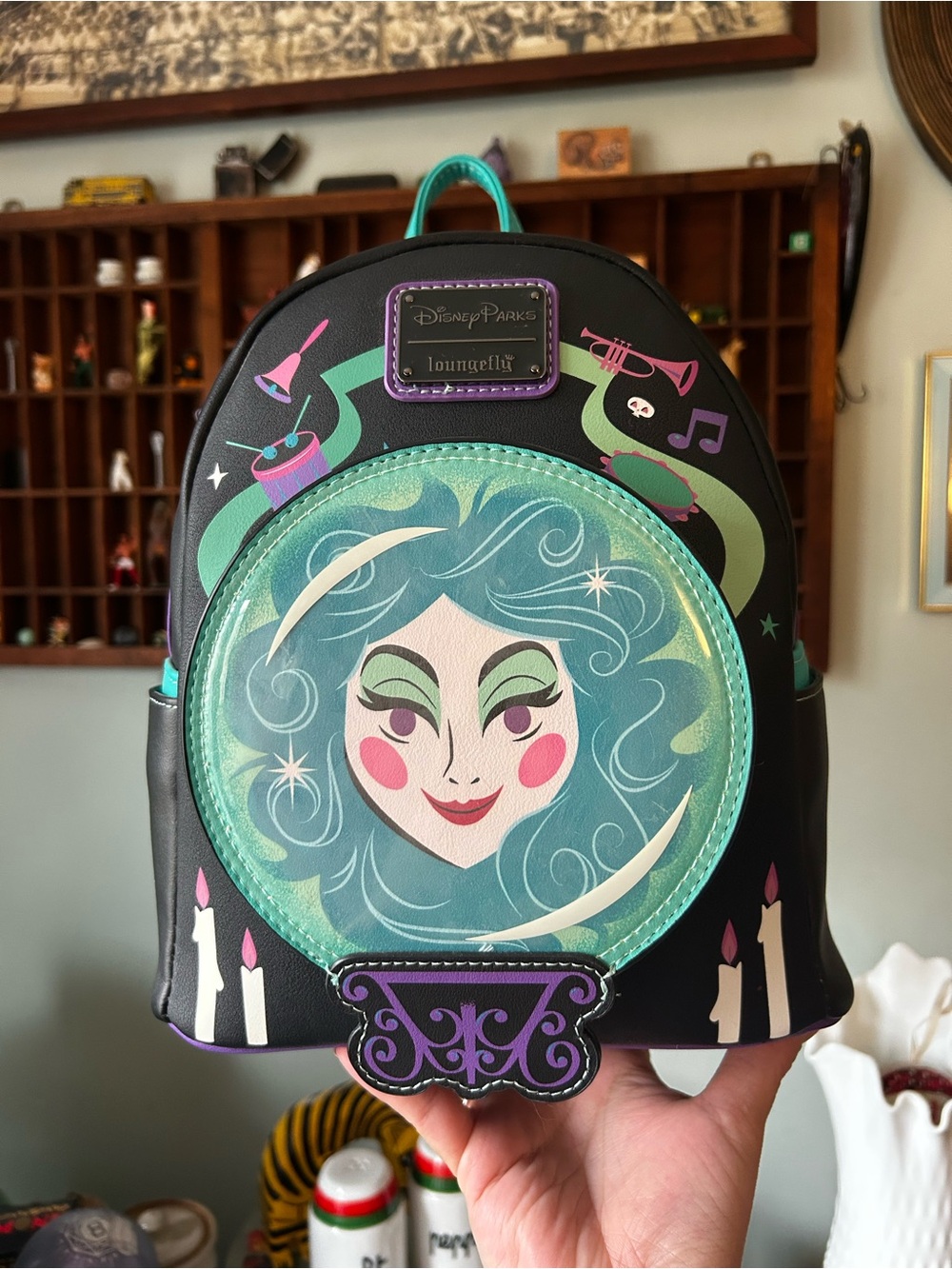 NWT Loungefly Disney Parks Haunted Mansion Madame Leota Mini Backpack